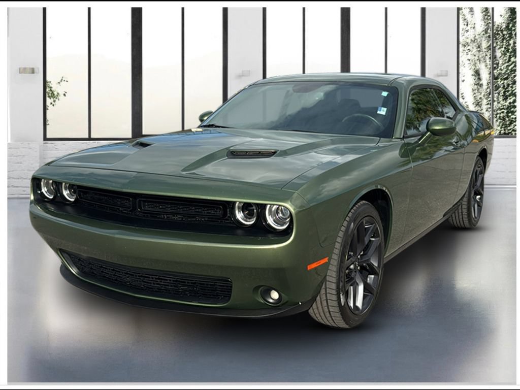 Used 2022 Dodge Challenger SXT w/ Blacktop Package RWD image 1