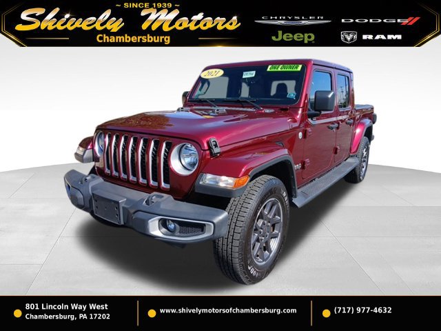 Certified 2021 Jeep Gladiator Overland w/ Popular Equipment Package AWD/4WD 360° Tour