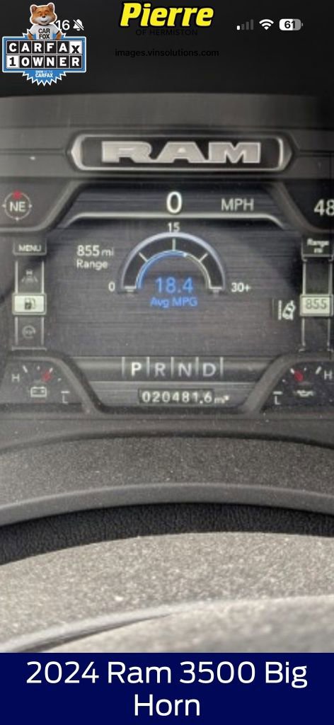 Used 2024 RAM 3500 Big Horn w/ Safety Group image 1