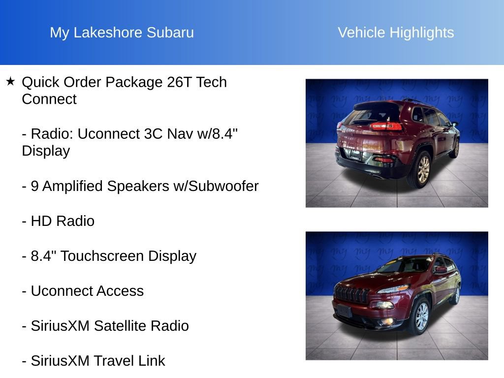 Used 2018 Jeep Cherokee Latitude AWD/4WD image 13