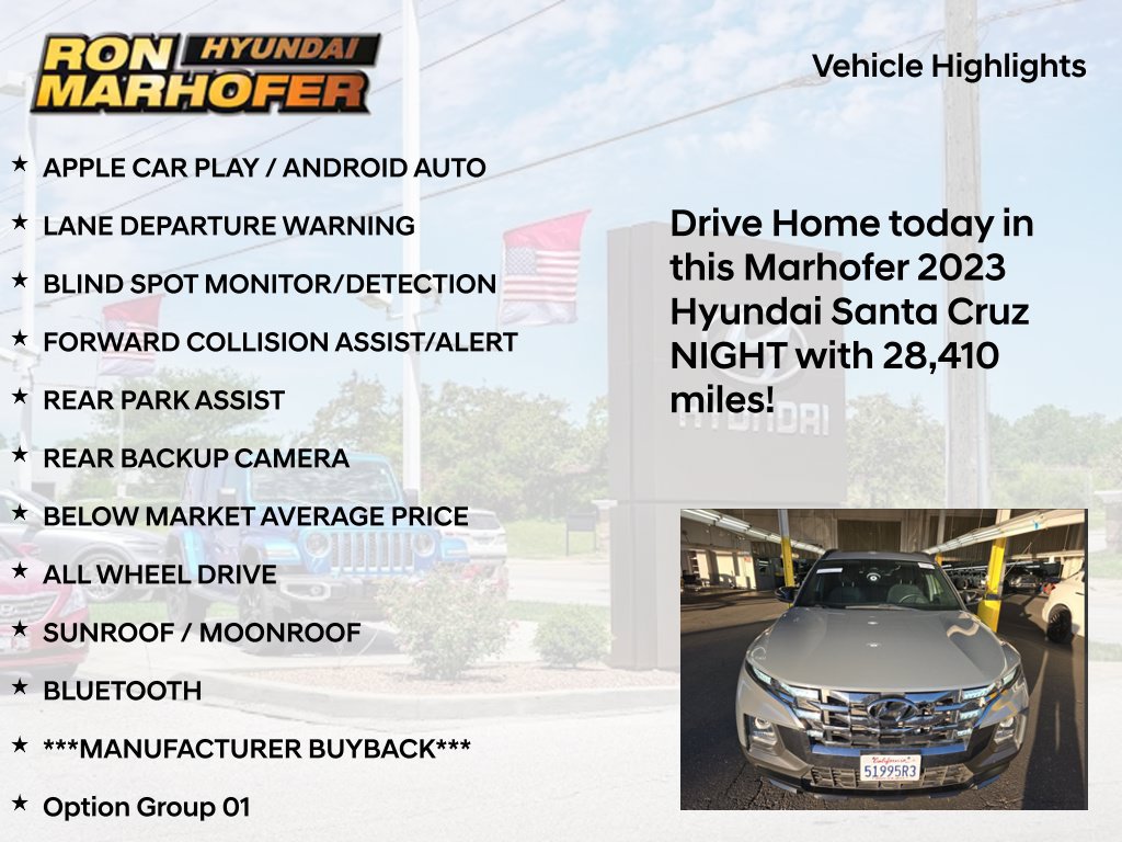 Used 2023 Hyundai Santa Cruz Night AWD/4WD image 9