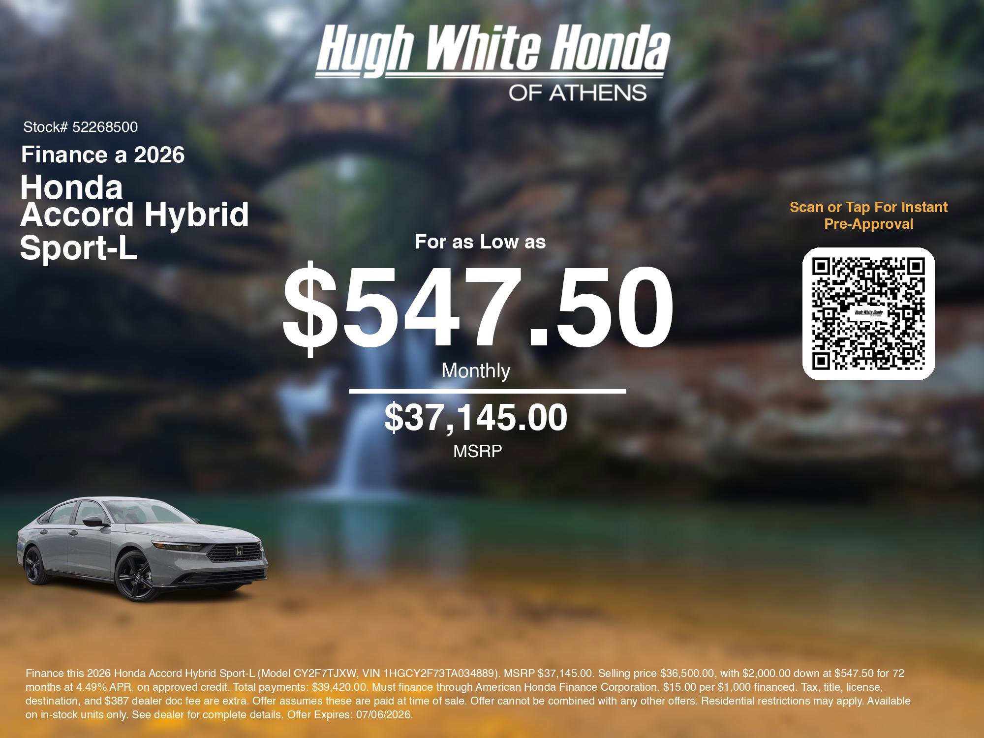 New 2026 Honda Accord Sport image 7