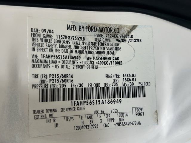 Used 2005 Ford Taurus SEL image 32