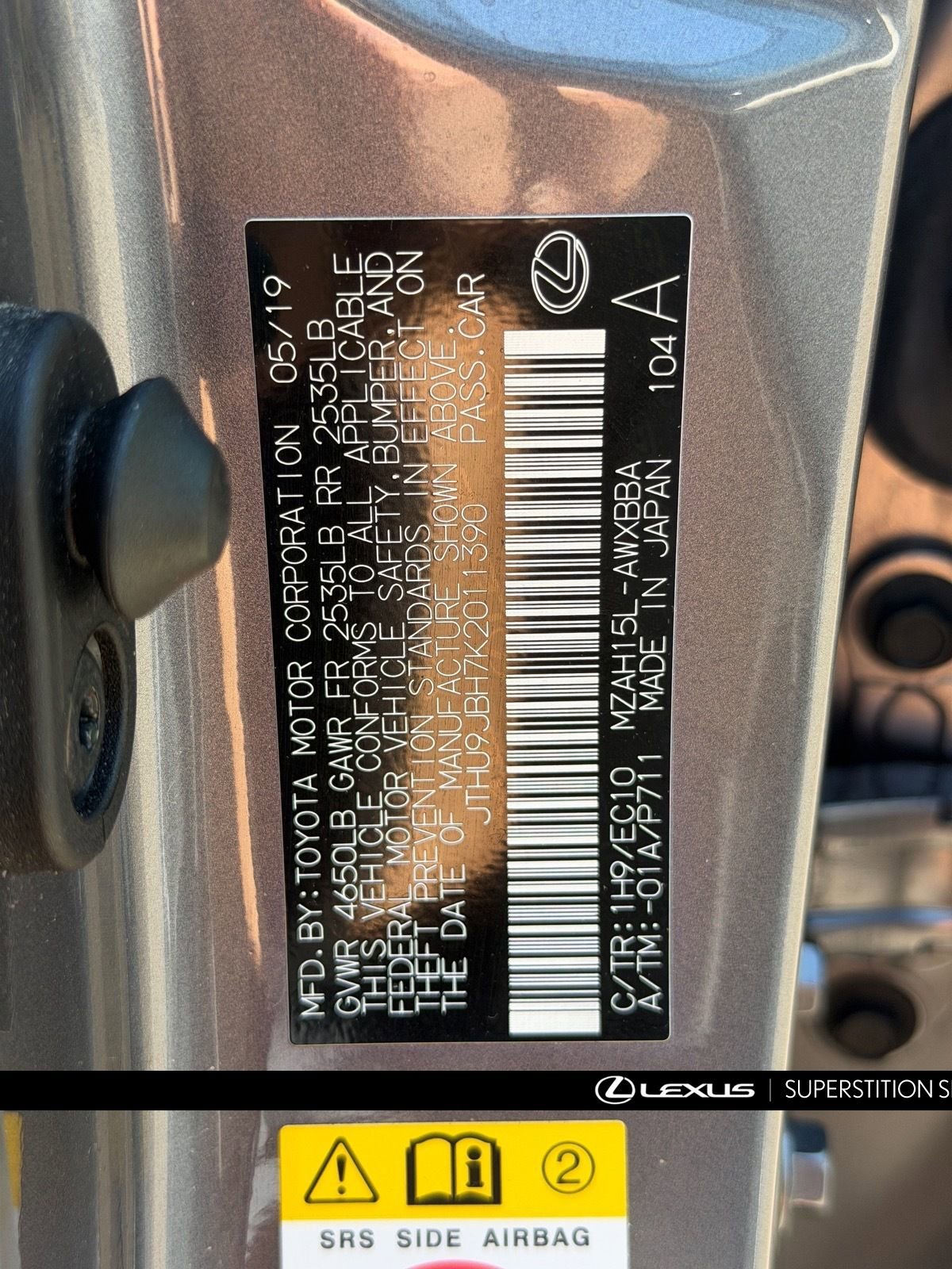 Used 2019 Lexus UX 250h AWD/4WD image 30