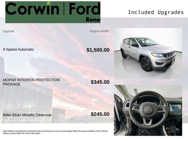 Used 2020 Jeep Compass Sport image 3