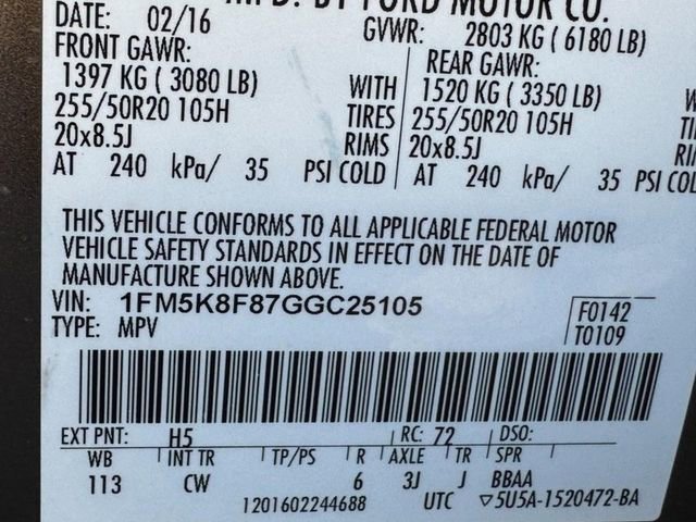 Used 2016 Ford Explorer Limited AWD/4WD image 28