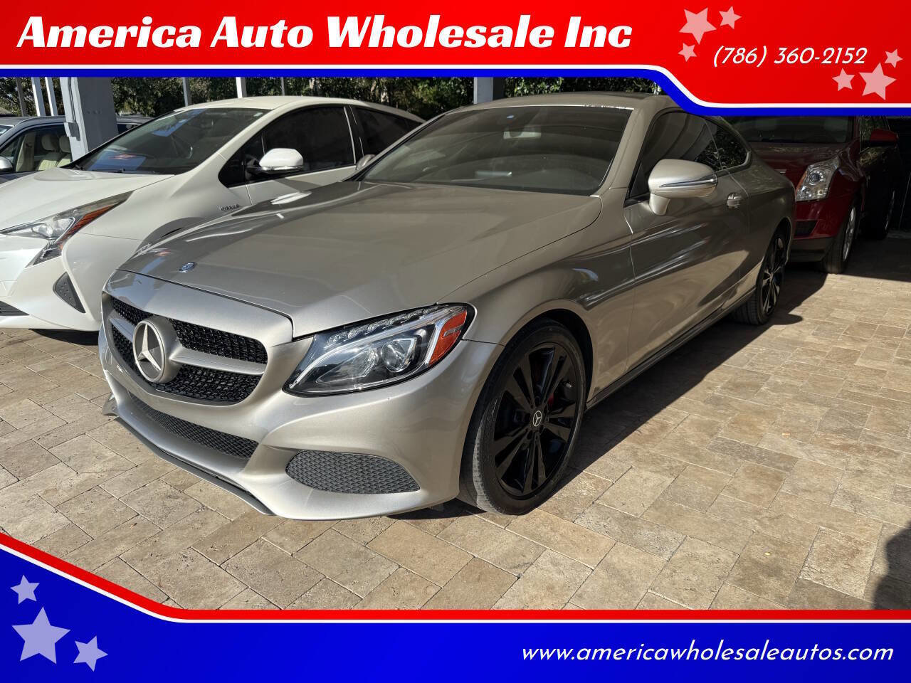 Used 2017 Mercedes-Benz C 300 C 300 4MATIC AWD 2dr Coupe image 1