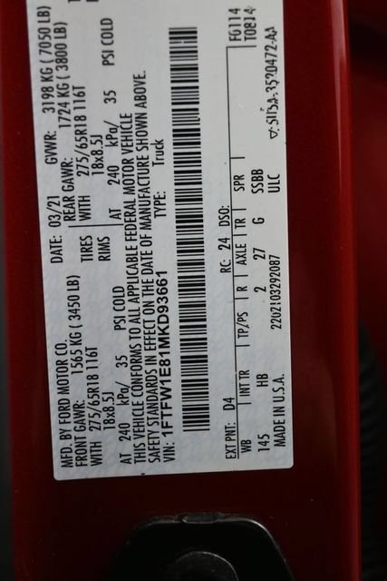 Used 2021 Ford F150 Lariat AWD/4WD image 33