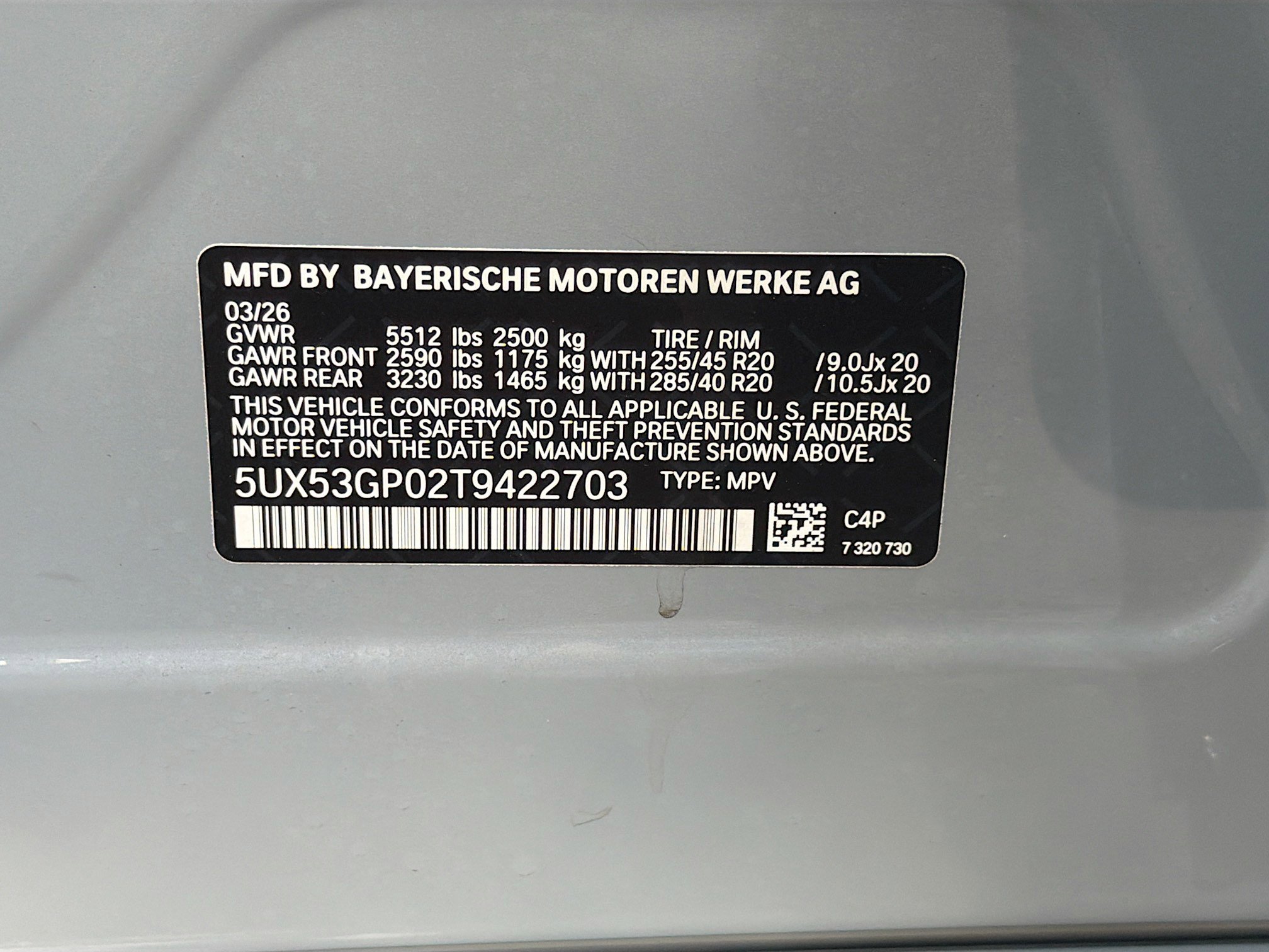 New 2026 BMW X3 xDrive30 w/ M Sport Package image 42