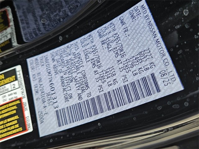 New 2026 Nissan Frontier S image 16