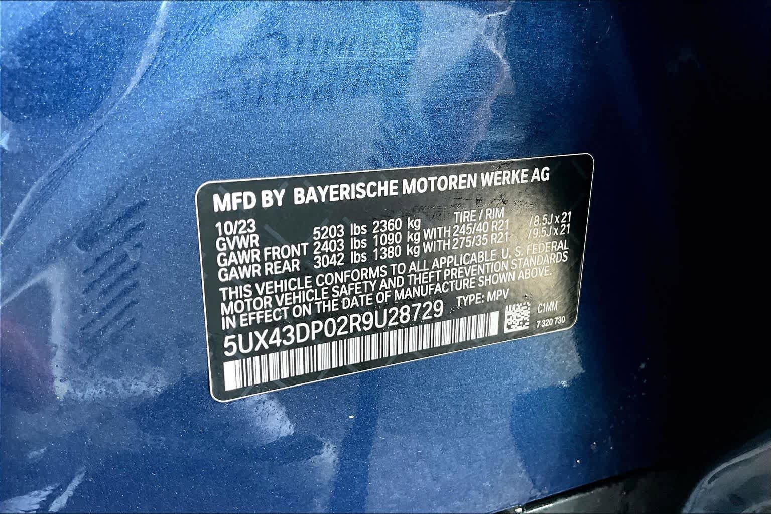 Certified 2024 BMW X3 sDrive30i w/ Convenience Package image 31