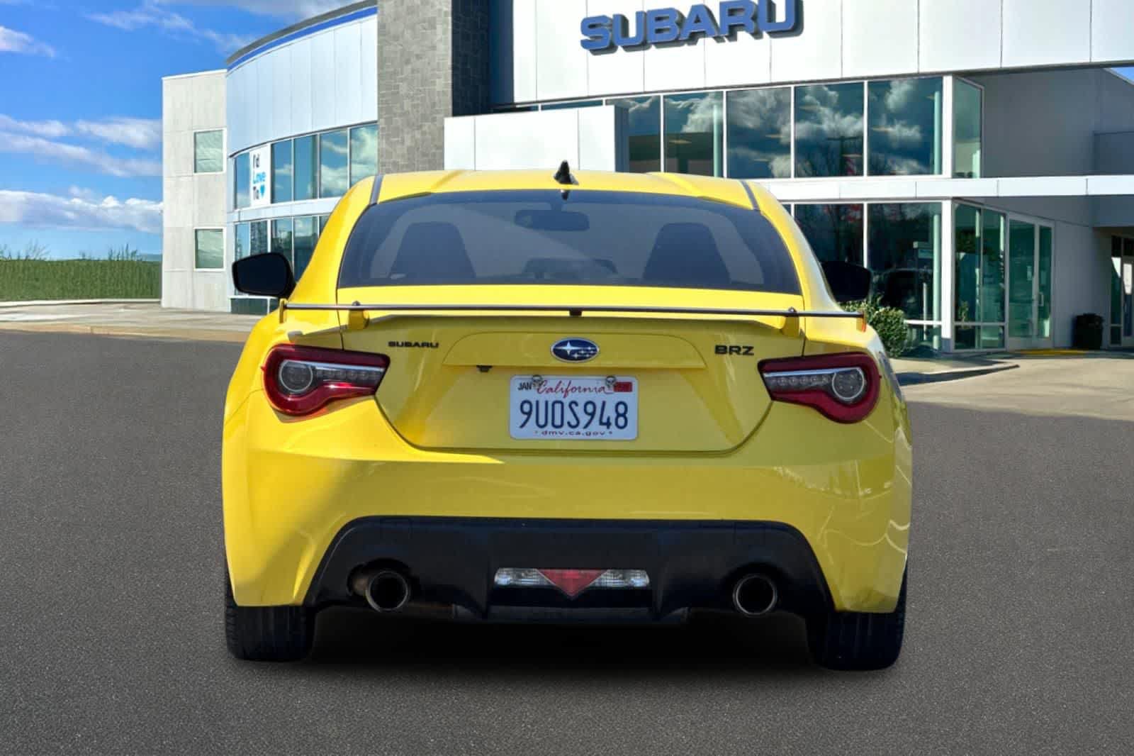 Used 2017 Subaru BRZ Series.Yellow RWD image 7