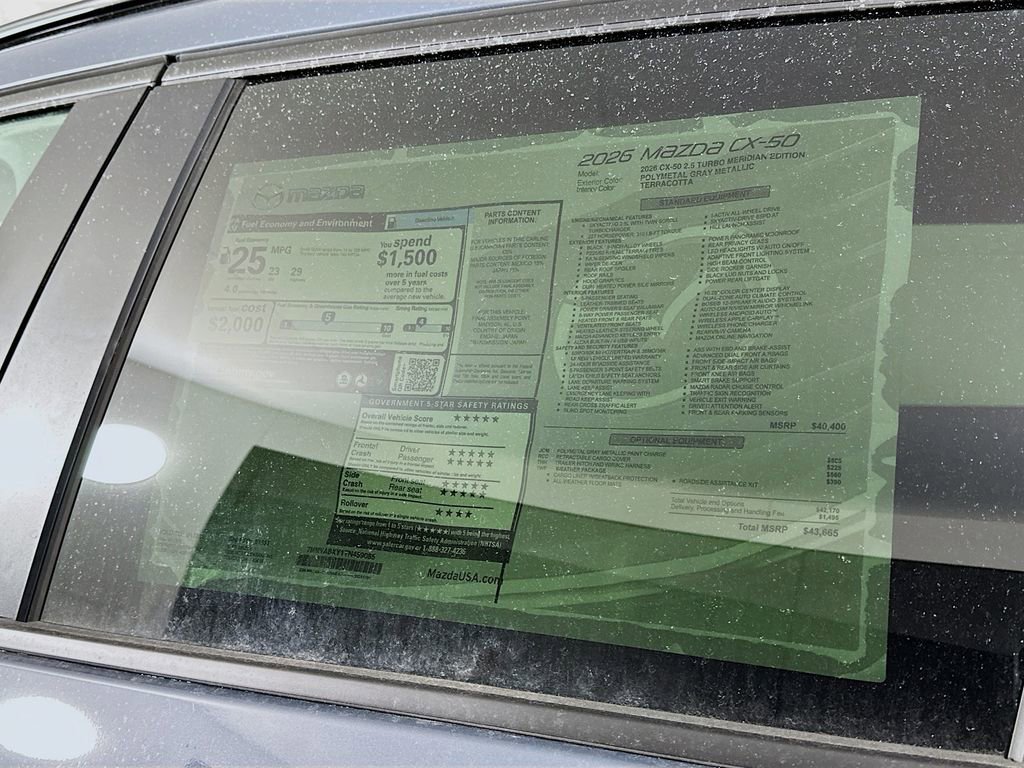 New 2026 MAZDA CX-50 Meridian Edition w/ Weather Package image 12