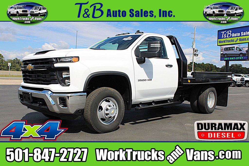 Used 2024 Chevrolet Silverado 3500 W/T w/ Snow Plow Prep Package