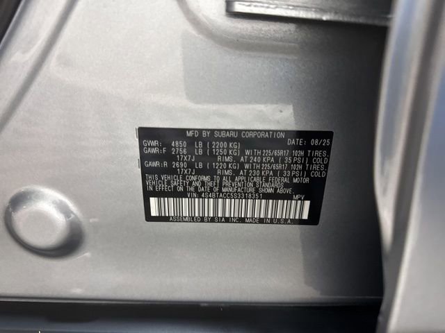 New 2025 Subaru Outback Premium w/ Popular Package #1A image 40