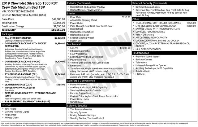 Certified 2019 Chevrolet Silverado 1500 RST w/ All-Star Edition AWD/4WD image 28