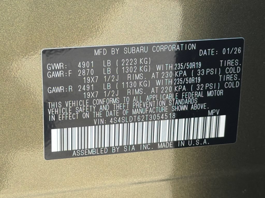 Certified 2026 Subaru Forester Touring AWD/4WD image 31