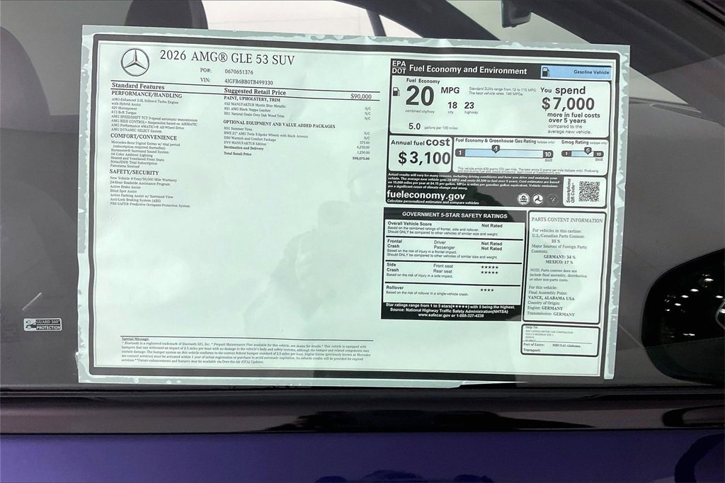 New 2026 Mercedes-Benz GLE 53 AMG 4MATIC image 13