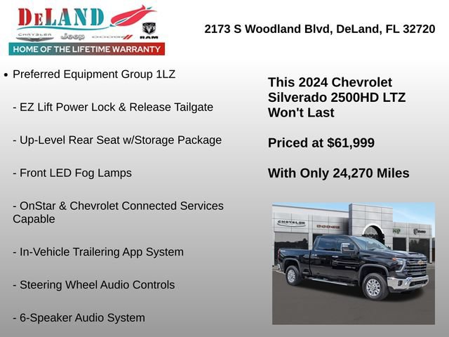 Used 2024 Chevrolet Silverado 2500 LTZ w/ LTZ Premium Package AWD/4WD image 30