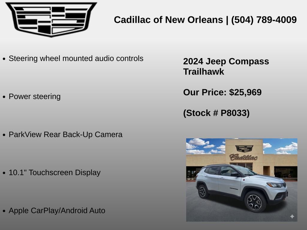 Used 2024 Jeep Compass Trailhawk AWD/4WD image 8
