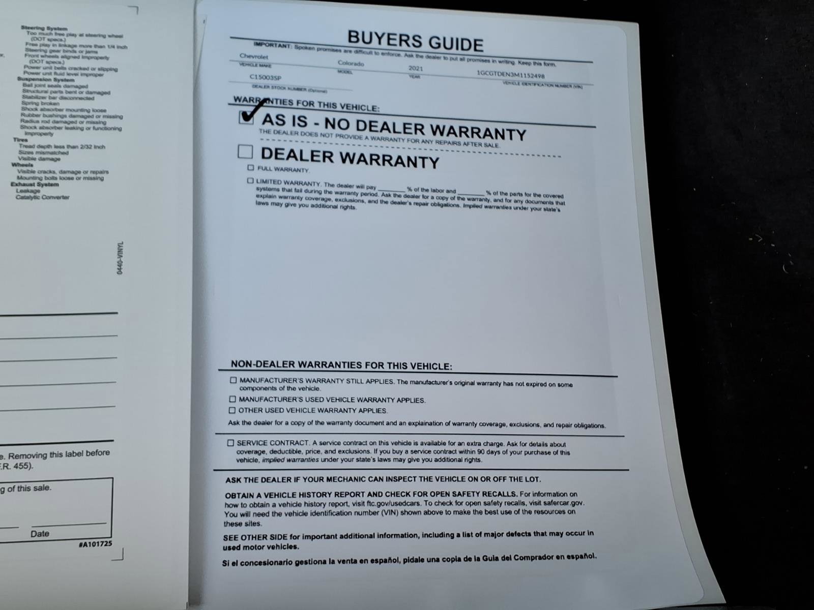 Used 2021 Chevrolet Colorado Z71 image 36