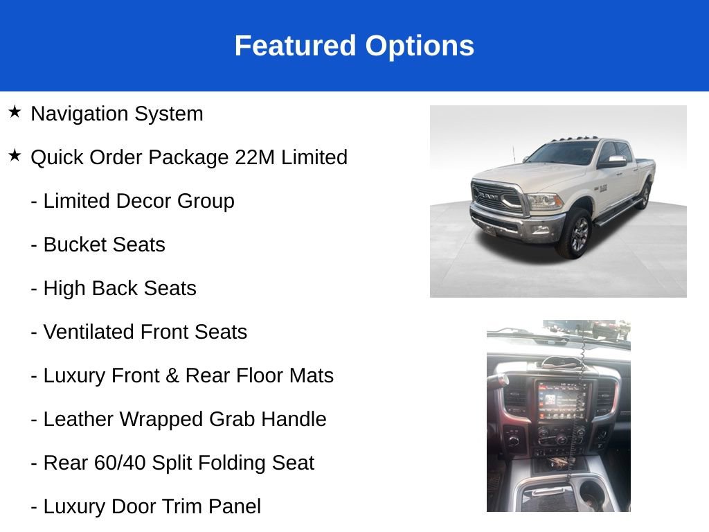 Used 2017 RAM 2500 Limited image 3