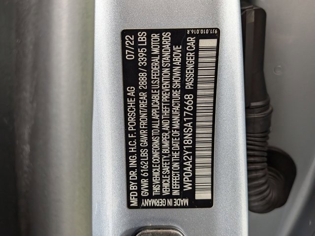 Certified 2022 Porsche Taycan RWD image 28