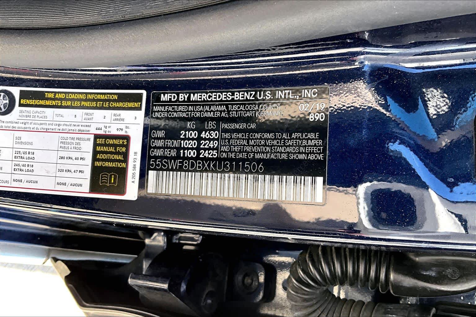 Certified 2019 Mercedes-Benz C 300 Sedan image 29