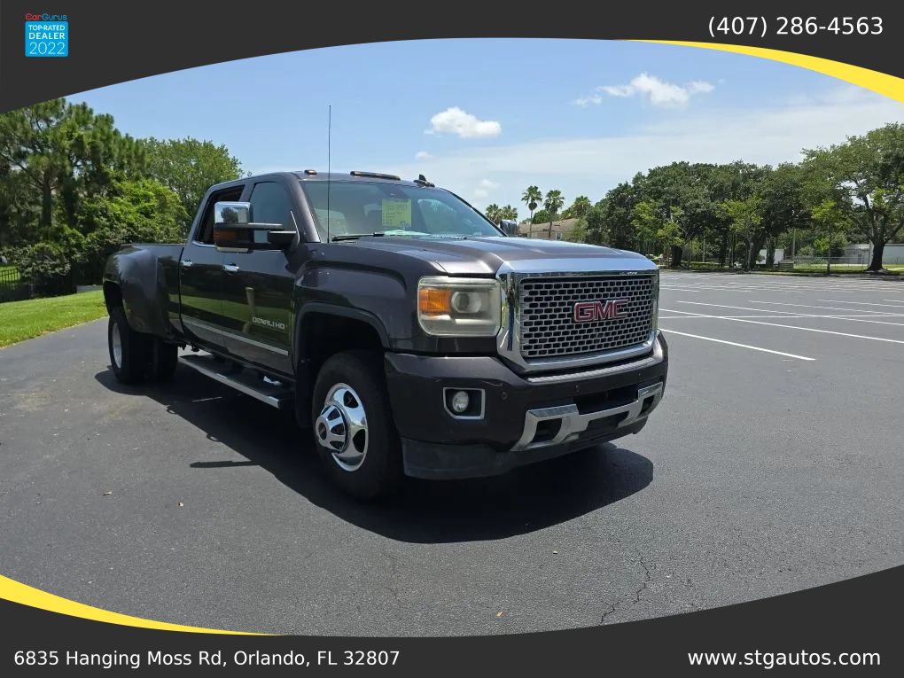 Used 2015 GMC Sierra 3500 Denali w/ Duramax Plus Package AWD/4WD image 7