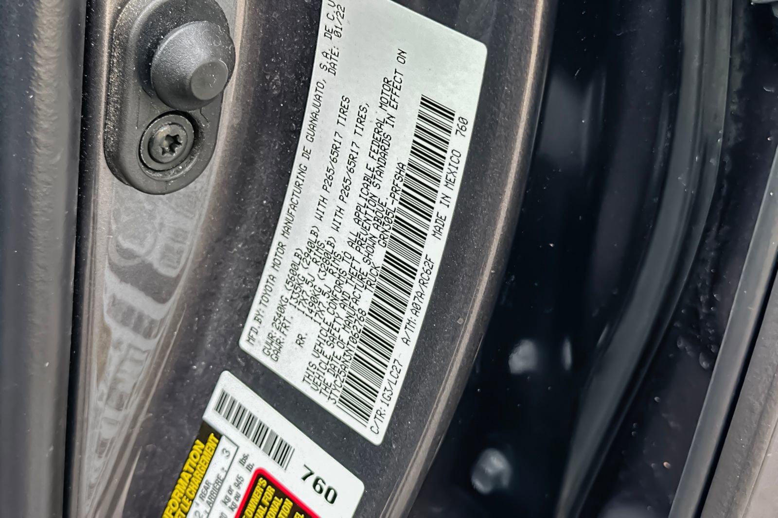 Used 2022 Toyota Tacoma TRD Sport w/ TRD Premium Sport Package image 38