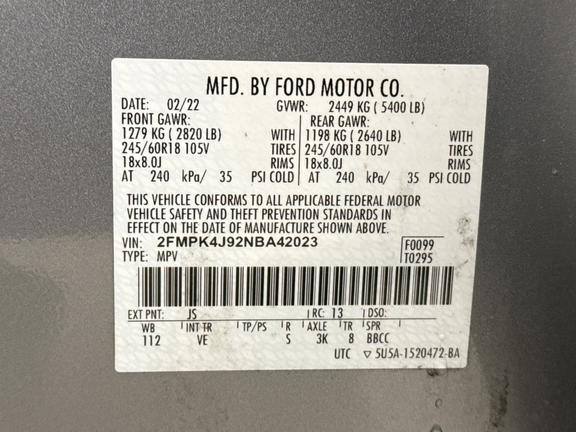 Used 2022 Ford Edge SEL w/ Convenience Package AWD/4WD image 24