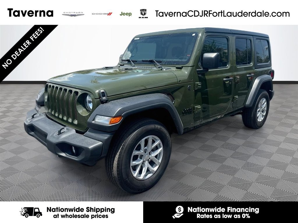 Certified 2023 Jeep Wrangler Unlimited Sport AWD/4WD image 1