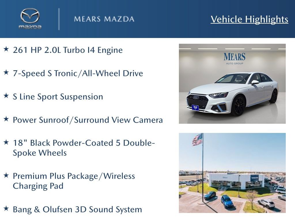 Used 2024 Audi A4 2.0T Premium Plus image 2