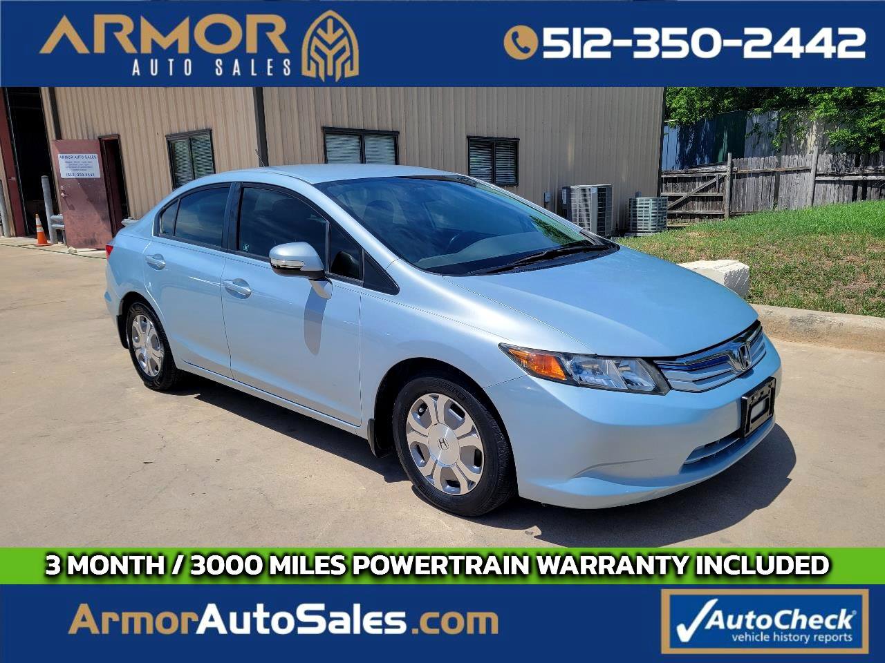 Used 2012 Honda Civic Hybrid Sedan