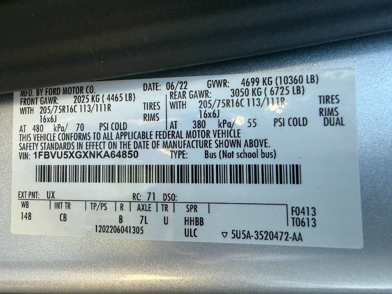 Used 2022 Ford Transit 350 XLT image 43