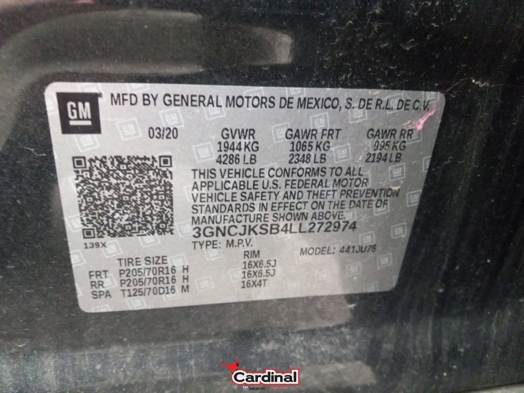 Used 2020 Chevrolet Trax LS w/ Tint and Cruise Package image 30