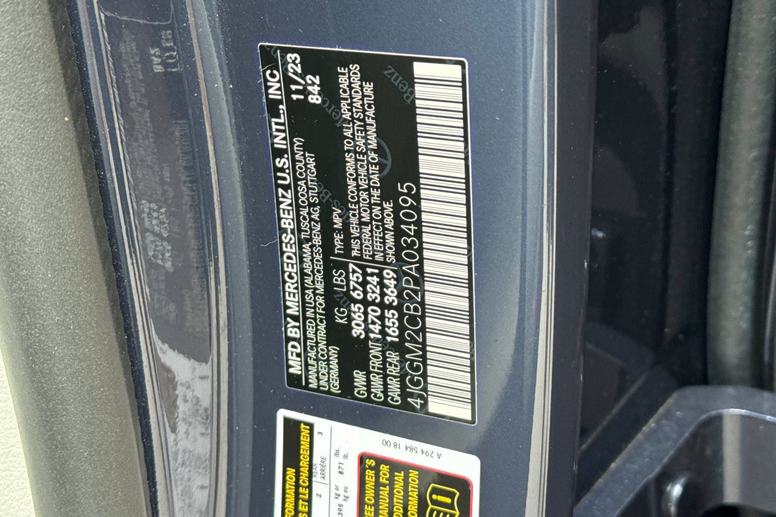 Certified 2023 Mercedes-Benz EQE 500 4MATIC SUV image 39