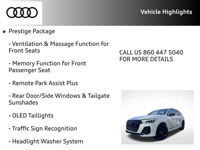 Certified 2025 Audi SQ7 Prestige AWD/4WD image 30