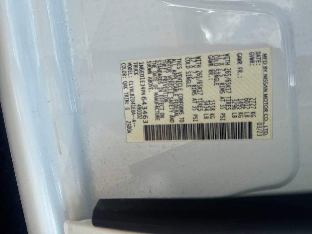 Used 2023 Nissan Frontier SV image 31