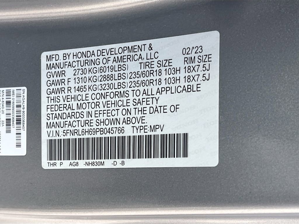 Used 2023 Honda Odyssey EX-L image 32