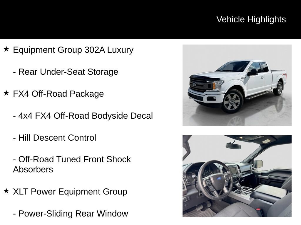 Used 2018 Ford F150 XLT w/ Equipment Group 302A Luxury image 16