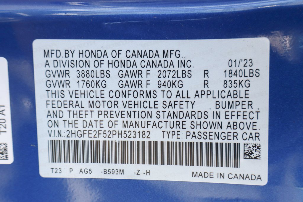 Used 2023 Honda Civic Sport image 35