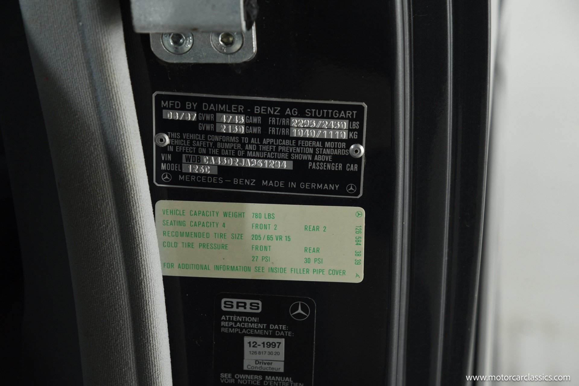 Used 1988 Mercedes-Benz 560 SEC image 30