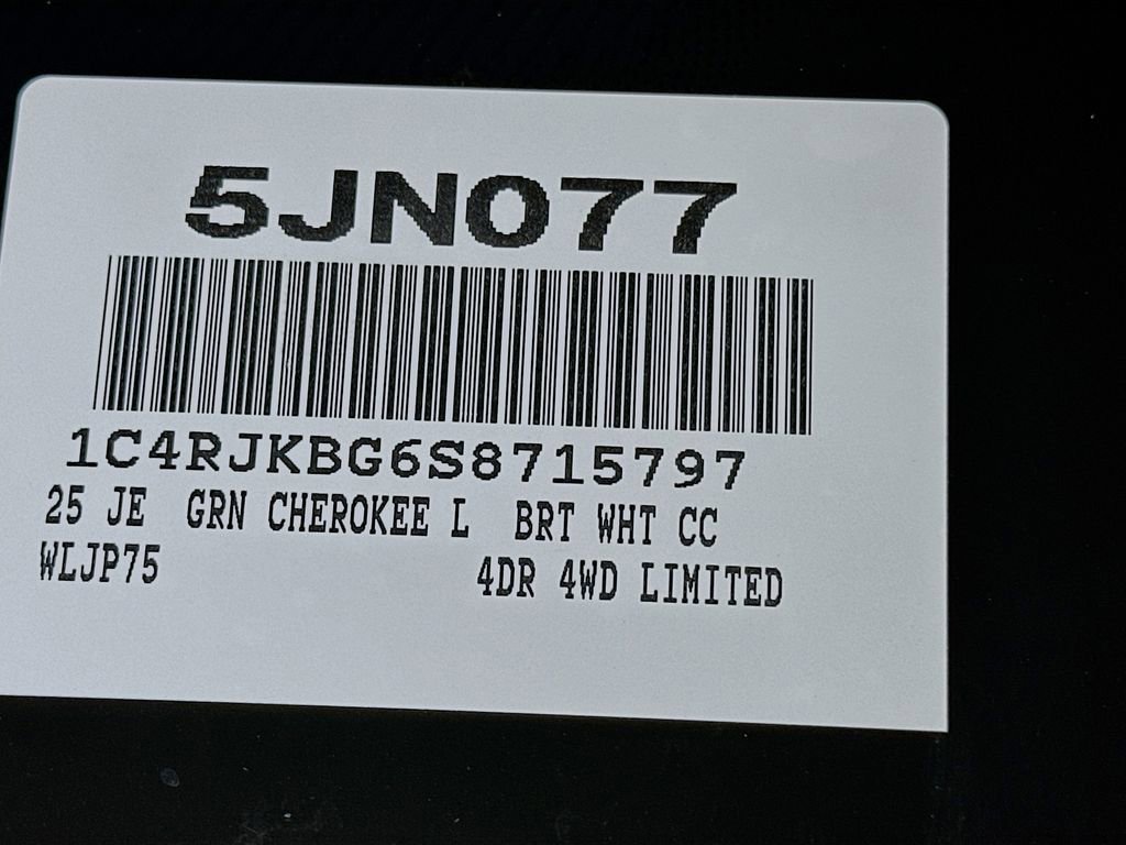 New 2025 Jeep Grand Cherokee L Limited w/ Luxury Tech Group II image 21