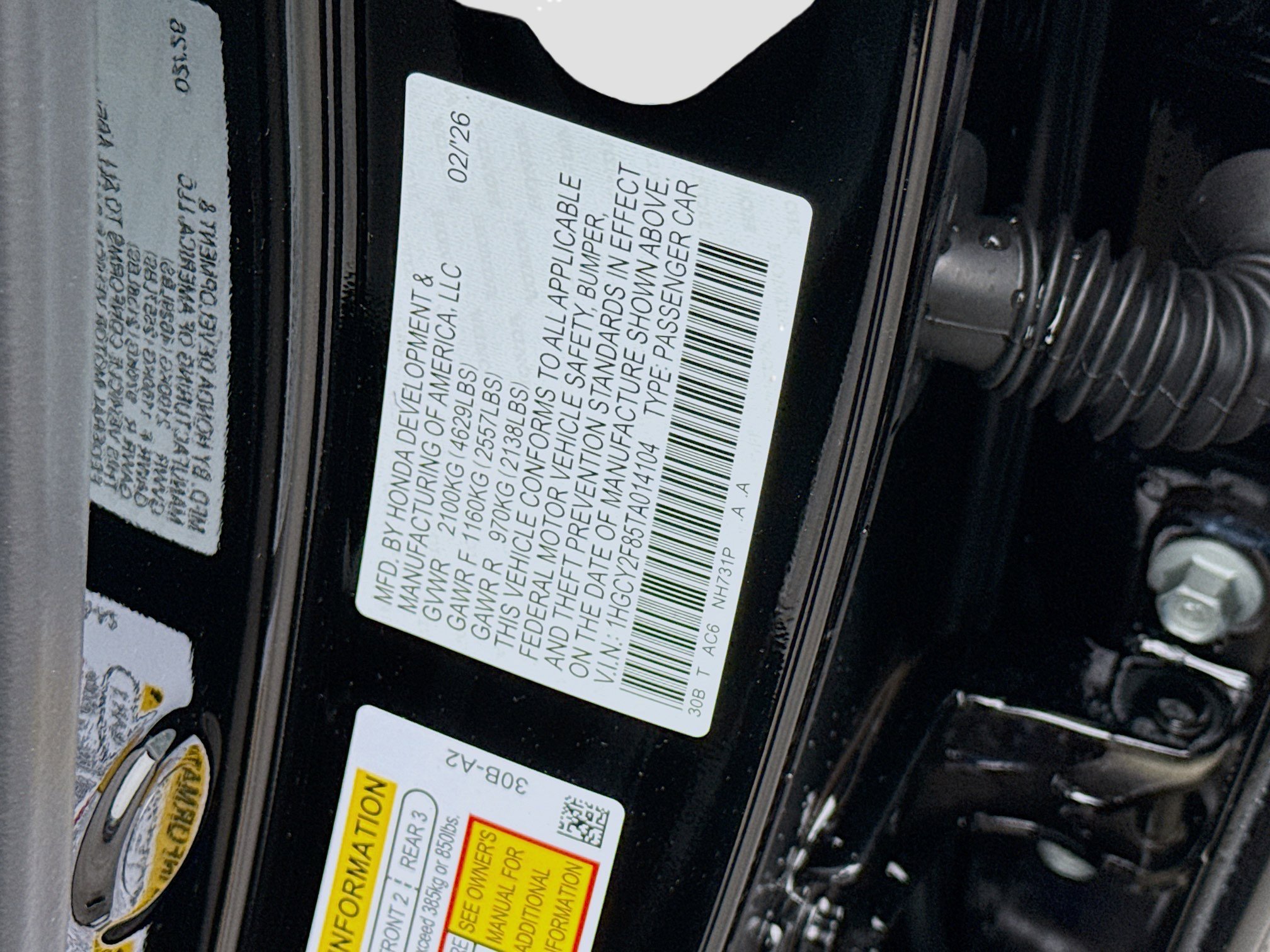 New 2026 Honda Accord Touring image 28