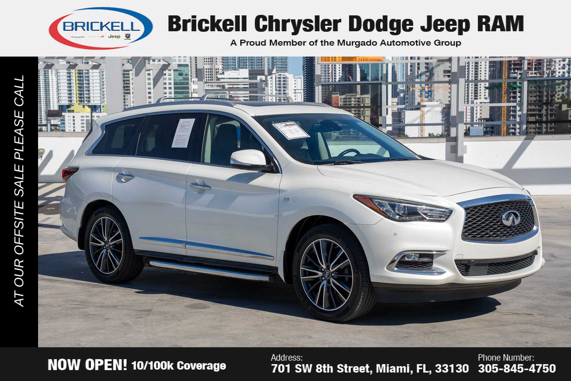 Used 2017 INFINITI QX60 Base w/ Deluxe Technology Package video 3