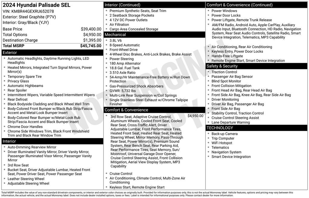 Used 2024 Hyundai Palisade SEL FWD image 7