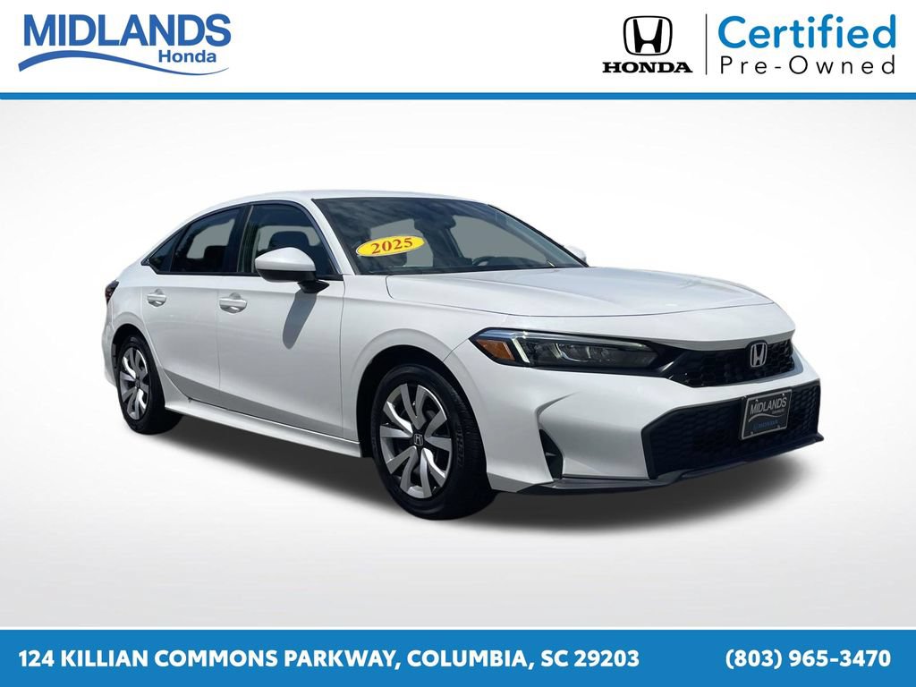 Certified 2025 Honda Civic LX
