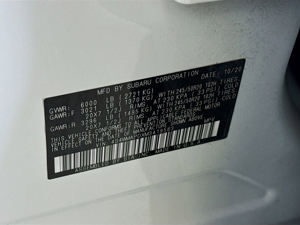 Used 2021 Subaru Ascent Limited w/ Technology Package image 40