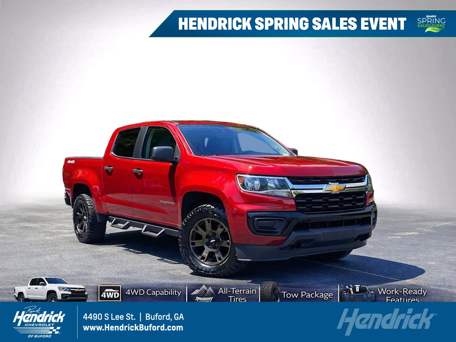 Used 2021 Chevrolet Colorado W/T w/ WT Convenience Package AWD/4WD image 1